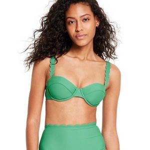 RHODE x Target scallop bikini top
